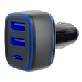 カシムラ DC／USB 3ポート 60W C1A2 FCK615D-DC074