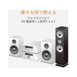 エレコム TV用耐震ベルト ～40V用 強力粘着シールタイプ 2本入 F023399-TS-001N2-イメージ4