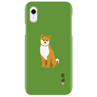 abbi FRIENDS iPhone XR用しばたさんケース グリーン ABF14566I61