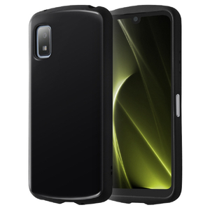 レイアウト AQUOS wish3用耐衝撃ケース ProCa ブラック RT-AQL1AC3/B-イメージ1