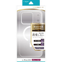 MSソリューションズ iPhone 17 Pro Max用超透明ハードケース 「MASTER CLEAR mag」 クリア/ホワイト LN-IL25MCMWH