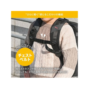 クツワ PUMA 軽快学童リュック ストライプ レッド FC945TG-PM529RD-イメージ6