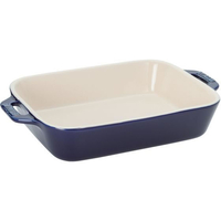 Zwilling ストウブ セラミック レクタンギュラーディッシュ 20×16cm ブルー FC311LA-0547701