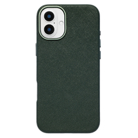 ユニケース iPhone 16用Mag Plain Case グリーン UNI-CSIP24M-2MPGN