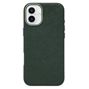 ユニケース iPhone 16用Mag Plain Case グリーン UNI-CSIP24M-2MPGN-イメージ1