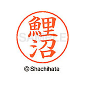 シヤチハタ ネームペン用ネーム シルバー 既製 鯉沼 FC46904-X-GPS-1133-イメージ1
