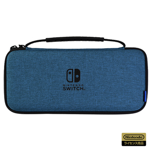 HORI スリムハードポーチ プラス for Nintendo Switch ブルー NSW811-イメージ3