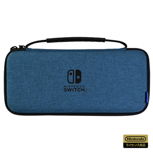 HORI スリムハードポーチ プラス for Nintendo Switch ブルー NSW811-イメージ3