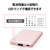 エレコム 薄型コンパクトモバイルバッテリー(5000mAh/2．4A/Cx1+Ax1) ピンク DE-C37-5000PN-イメージ7