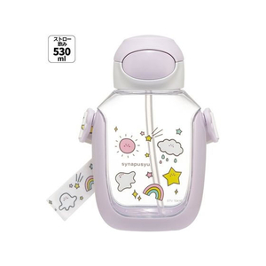 スケーター ワンプッシュストローボトル 530ml シナぷしゅ FC110PY-PDSH6DX-イメージ1