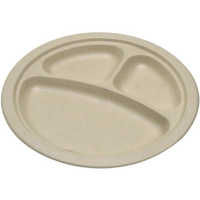 ストリックスデザイン BM 仕切付プレート23.5cm 50枚 FCV3092-SD-719