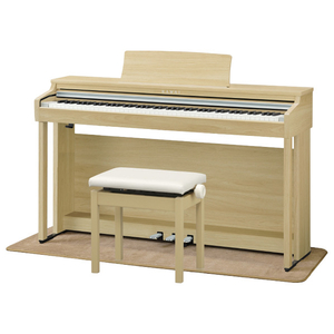 KAWAI 電子ピアノ 【高低自在椅子&ヘッドホン2個付き】 e angle select CXライン Colorful Experience ライトオーク調仕上げ CX302-LOE5-イメージ4