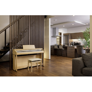 KAWAI 電子ピアノ 【高低自在椅子&ヘッドホン2個付き】 e angle select CXライン Colorful Experience ライトオーク調仕上げ CX302-LOE5-イメージ6