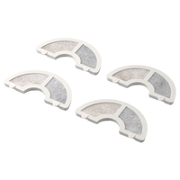 エレコム ペット用自動給水器 交換用軟水化フィルター 4枚入り ホワイト PET-WD02FT4