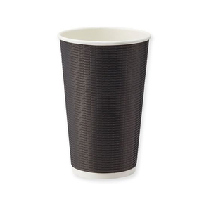エコブラック断熱カップ 16オンス 約480mL ブラック 25個 FC114SF-004533035-イメージ1