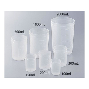アズワン ディスポカップ(ブロー成型)φ74×φ63×85mm 200mL FCD162Z-1-4659-23-イメージ2