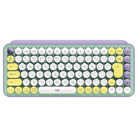 ロジクール ワイヤレスキーボード パープル K730PL