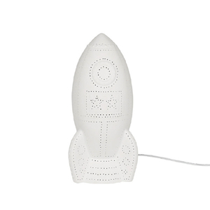 ダルトン DS-0774MWT PORCELAIN ROCKET LIGHT MAT WHITE ROCKETLIGHTMWHITE-イメージ1