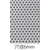 エスコ 500×500×1.0mm／6mm パンチングメタル(アルミ製 FCJ887M-EA952B-304-イメージ2