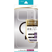 MSソリューションズ iPhone 17 Pro Max用超透明ハードケース 「MASTER CLEAR mag」 クリア/ブラック LN-IL25MCMBK