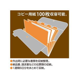 セキセイ アクティフ ドキュメントホルダー A4 コバルトブルー FC711NZ-ACT-3906-14-イメージ3