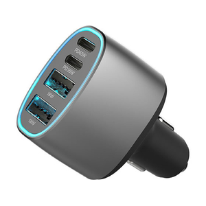 カシムラ DC／USB 4ポート 120W C2A2 FCK617D-DC076-イメージ1