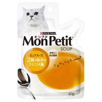 ネスレ日本 モンプチ スープ ピュアスープ 2種の魚介のコンソメ風 40g MPﾋﾟﾕｱｽ-ﾌﾟ2ｼﾕﾉｷﾞﾖｶｲｺﾝｿﾒ40
