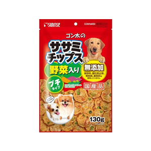 マルカン ゴン太のササミチップス野菜入り プチタイプ 130g FC213PT-SSC-007-イメージ1