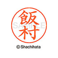 シヤチハタ ネームペン用ネーム シルバー 既製 飯村 FC45914-X-GPS-0143