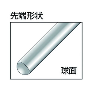 新潟精機 マイクロメータヘッド 測定範囲0~5mm ストレート 151146320～50.02ストレート球面(SR1.5) FC781JL-3774554-イメージ2