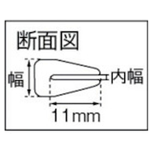 トラスコ中山 TRUSCO 安心クッションはさみこみ型ロール巻き 30m ブラック ブラック9302 FC334HK-3747751-イメージ4