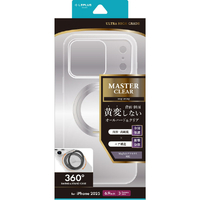 MSソリューションズ iPhone 17 Pro Max用360度回転スタンド付き超透明ハードケース 「MASTER CLEAR mag swing」 クリア/シルバー LN-IL25MCMSSV