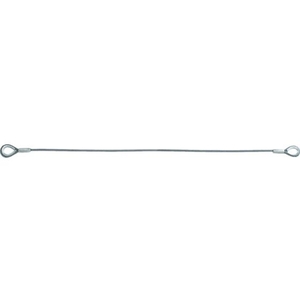 トラスコ中山 ワイヤロープスリング Eタイプ アルミロック 6mm×5m FC795GS-8370618-イメージ1