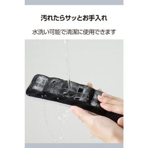 エレコム 透明ゲルリストレスト ブラック MOH-BPGLMBK-イメージ6