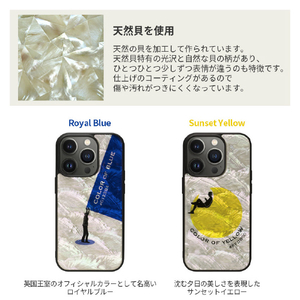 ikins iPhone 14用天然貝ケース Sunset Yellow I23569I14-イメージ4