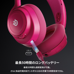 SteelSeries Arctis Nova 7P Gen2 マゼンタ 61746-イメージ4