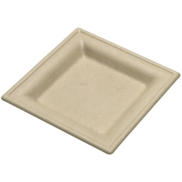 ストリックスデザイン 未晒しBM スクエアプレート16cm 50枚 FCV3093-SD-720