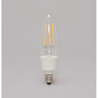 アイリスオーヤマ LDC3L-G-E12-FC LEDフィラメント電球 E12口金 全光束