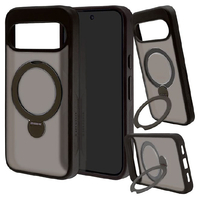 ラスタバナナ GOOGLE Pixel 10/10 Pro用ZEROSAFE回転スタンド磁力充電対応 フロストブラック 9145P10ZSFBK