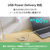 エレコム まとまるマグネットケーブル(USB Type-C - USB Type-C/メッシュ) 1m ホワイト MPA-CCTMG10WH-イメージ7