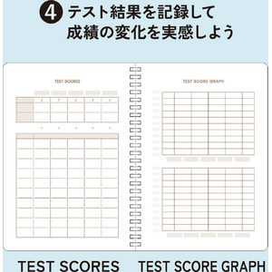 コクヨ キャンパス 目標や勉強計画がすっきり整うスタディプランナー A5 ピンク FCJ621R-ﾆ-SY138-P-イメージ8