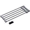 アイリスオーヤマ 伸縮棚アダプター付き 65～95cm グレー FCJ827V-H-J-NST65R