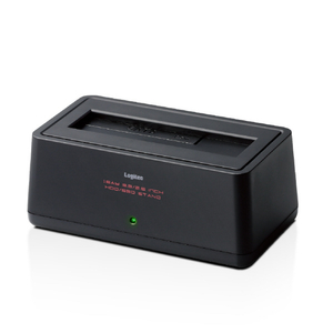 エレコム USB3．2Gen2 1BAY HDD/SSDスタンド ブラック LGB-1BSTUC-イメージ1