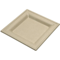 ストリックスデザイン 未晒しBM スクエアプレート20cm 50枚 FCV3094-SD-721