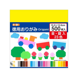 トーヨー 徳用おりがみ 15cm 500枚 FCB286N-90205-イメージ1