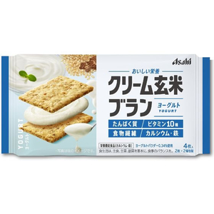 アサヒグループ食品 クリーム玄米ブラン ヨーグルト 2枚×2袋 FCD482P-イメージ1