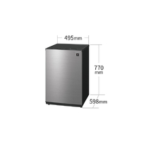 SHARP FJHM7KH 【前開き】72L 冷凍庫 メタリックグレー|エディオン公式通販