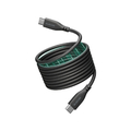 エレコム まとまるマグネットケーブル(USB Type-C - USB Type-C/メッシュ) 2m ブラック MPA-CCTMG20BK
