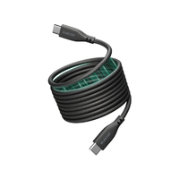 エレコム まとまるマグネットケーブル(USB Type-C - USB Type-C/メッシュ) 2m ブラック MPA-CCTMG20BK