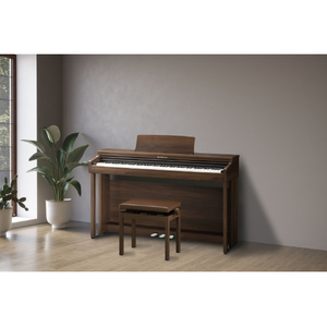 KAWAI 電子ピアノ 【高低自在椅子&ヘッドホン2個付き】 e angle select CXライン Colorful Experience モカウォルナット調仕上げ CX302-MWE5-イメージ2